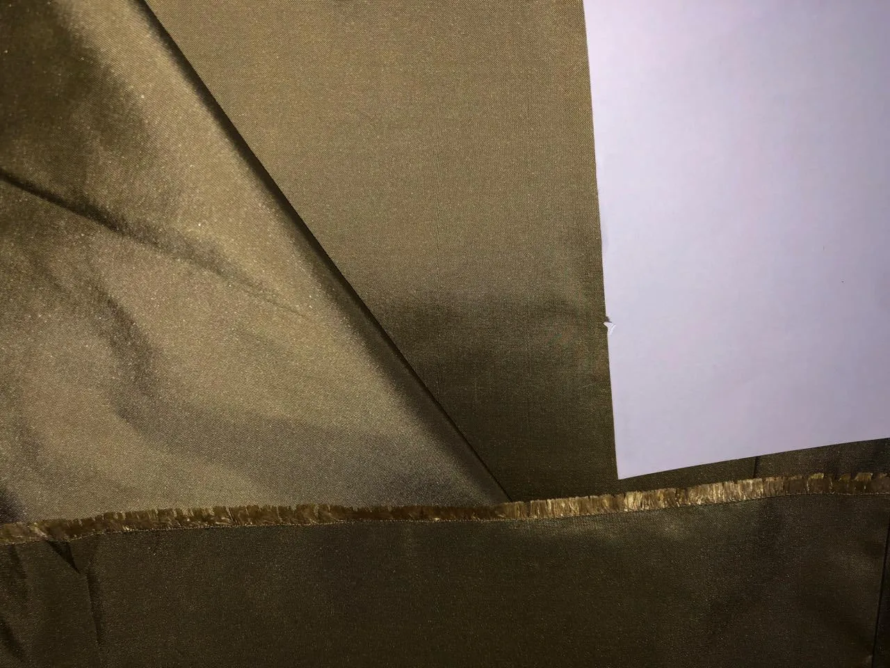 100% SILK TAFFETA FABRIC Gold X BLACK color 54" wide TAF28[1]