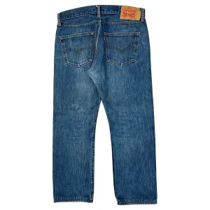 501 Levis Jeans - 33W UK 16 Blue Cotton