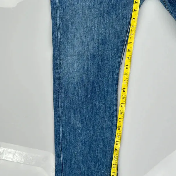 501 Levis Jeans - 33W UK 16 Blue Cotton
