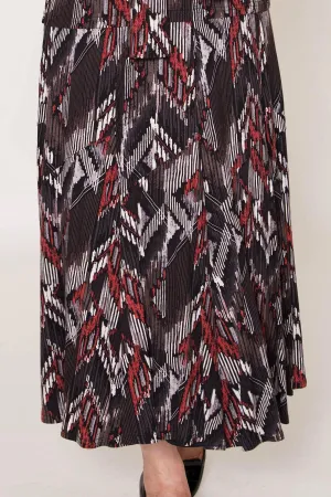 Aztec Jersey Skirt