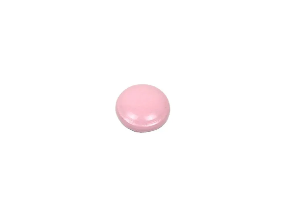 Baby Pink Plain Mold Fabric Button