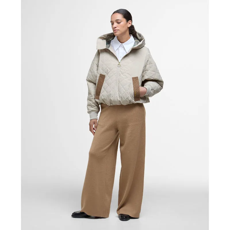 Barbour Maddy Ladies Quilted Jacket - Light Sand/Ancient