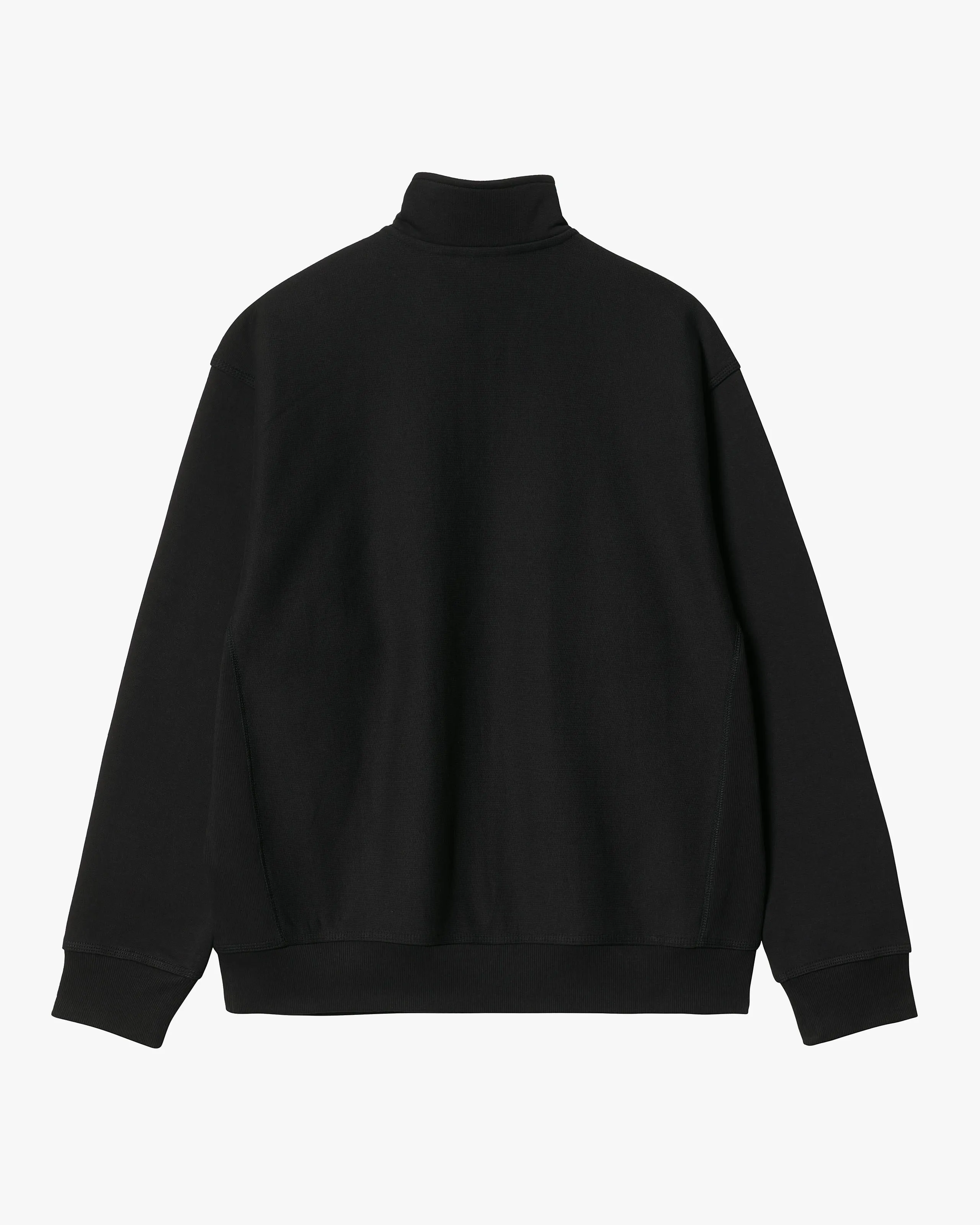 Carhartt WIP Half Zip American Script Sweat - Black