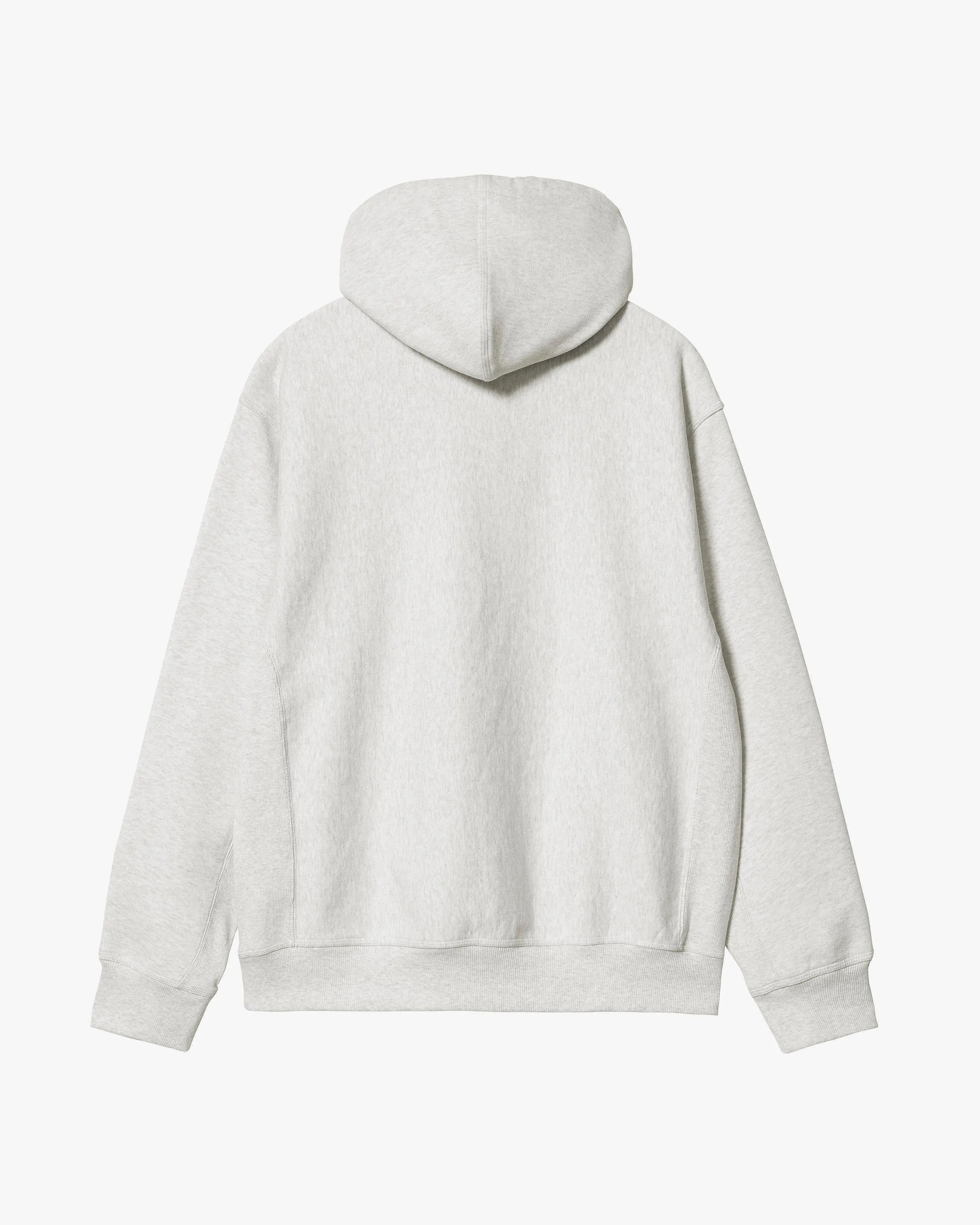 Carhartt WIP Hooded American Script Sweat - Ash Heather