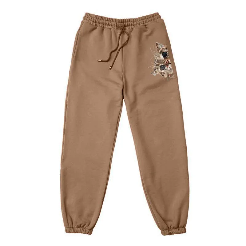 Casual retro street sports sweatpants trousers