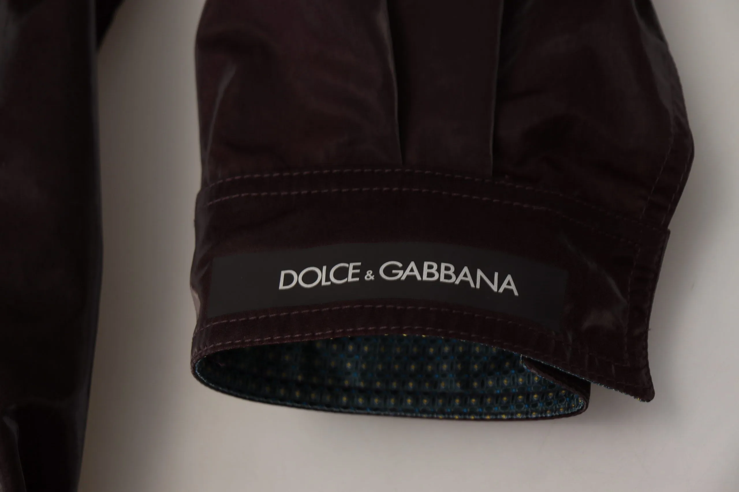Elegant Bordeaux Collared Jacket