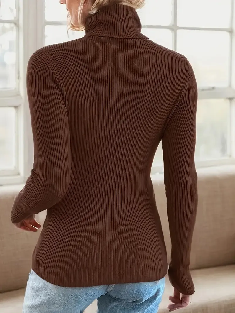 Elegante dames coltrui - bruin, warm & knus