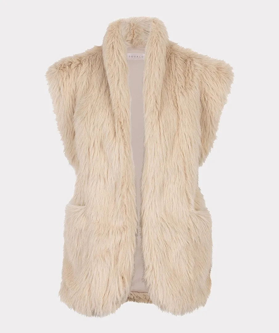 Esqualo Faux Fur Vest