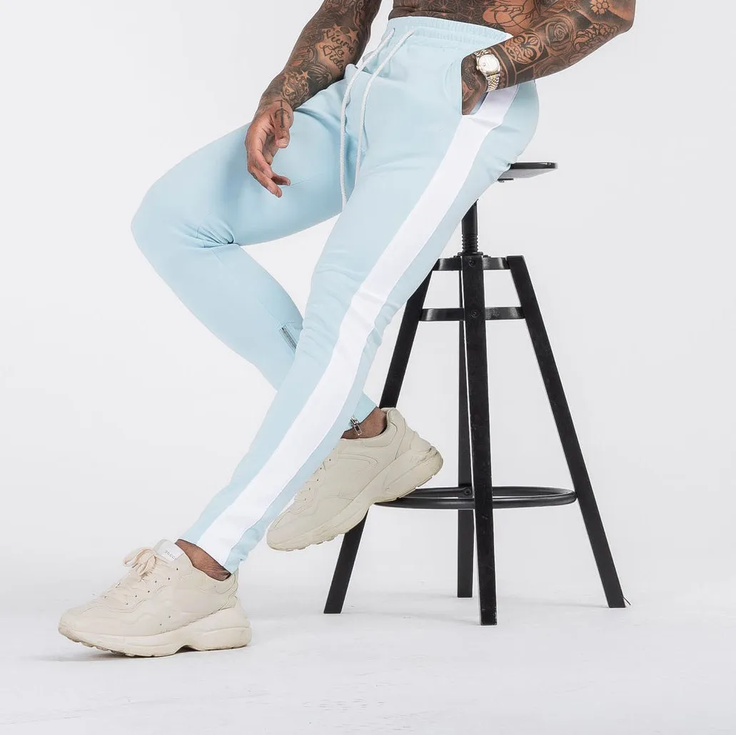 Fashion casual sports color block trousers