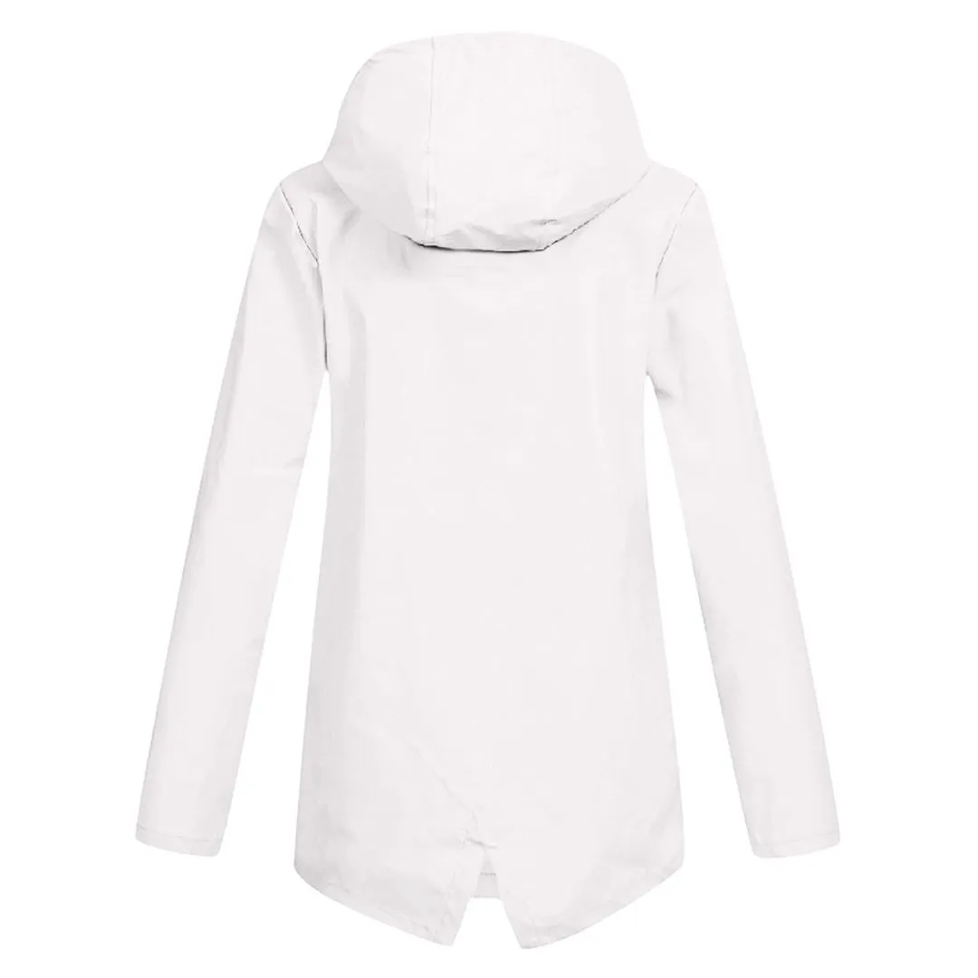 Lang elegant regenjas voor dames - Isa