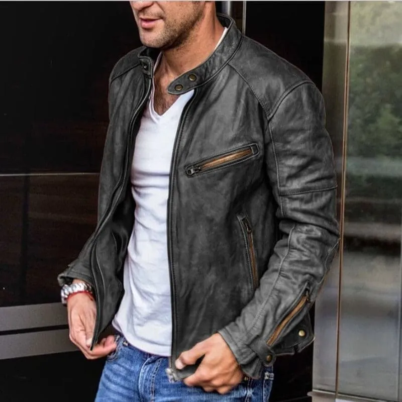 Max | Elegant en weerbestendig leren jack