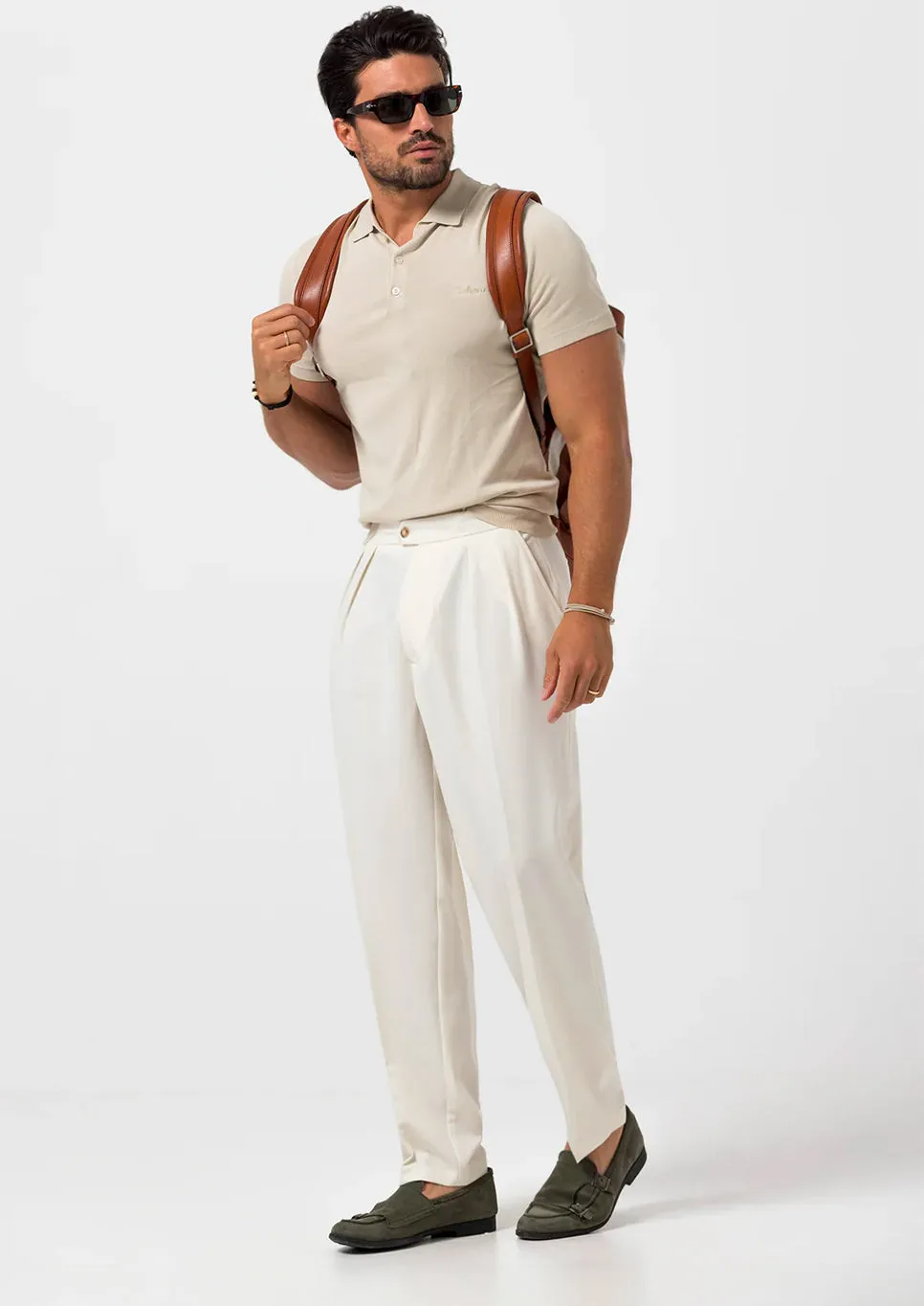 NICK FORMAL PANTS IN CREAM