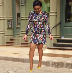 Printed dresses, nightclub dresses, long skirts