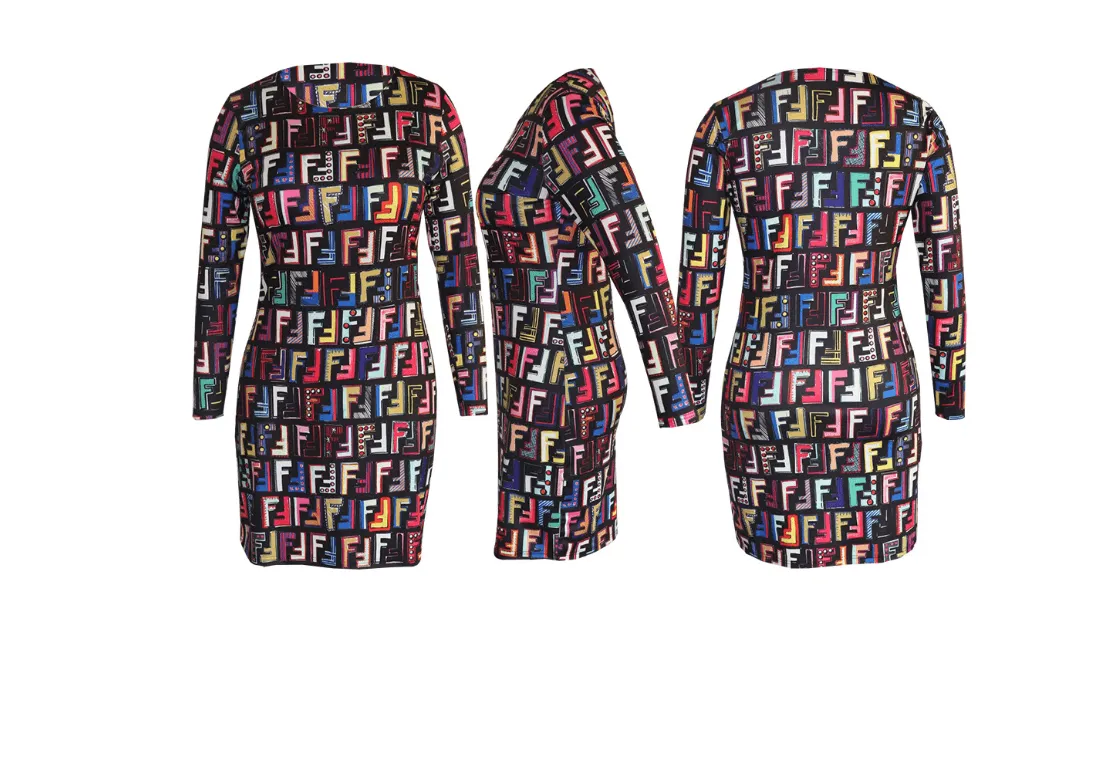 Printed dresses, nightclub dresses, long skirts