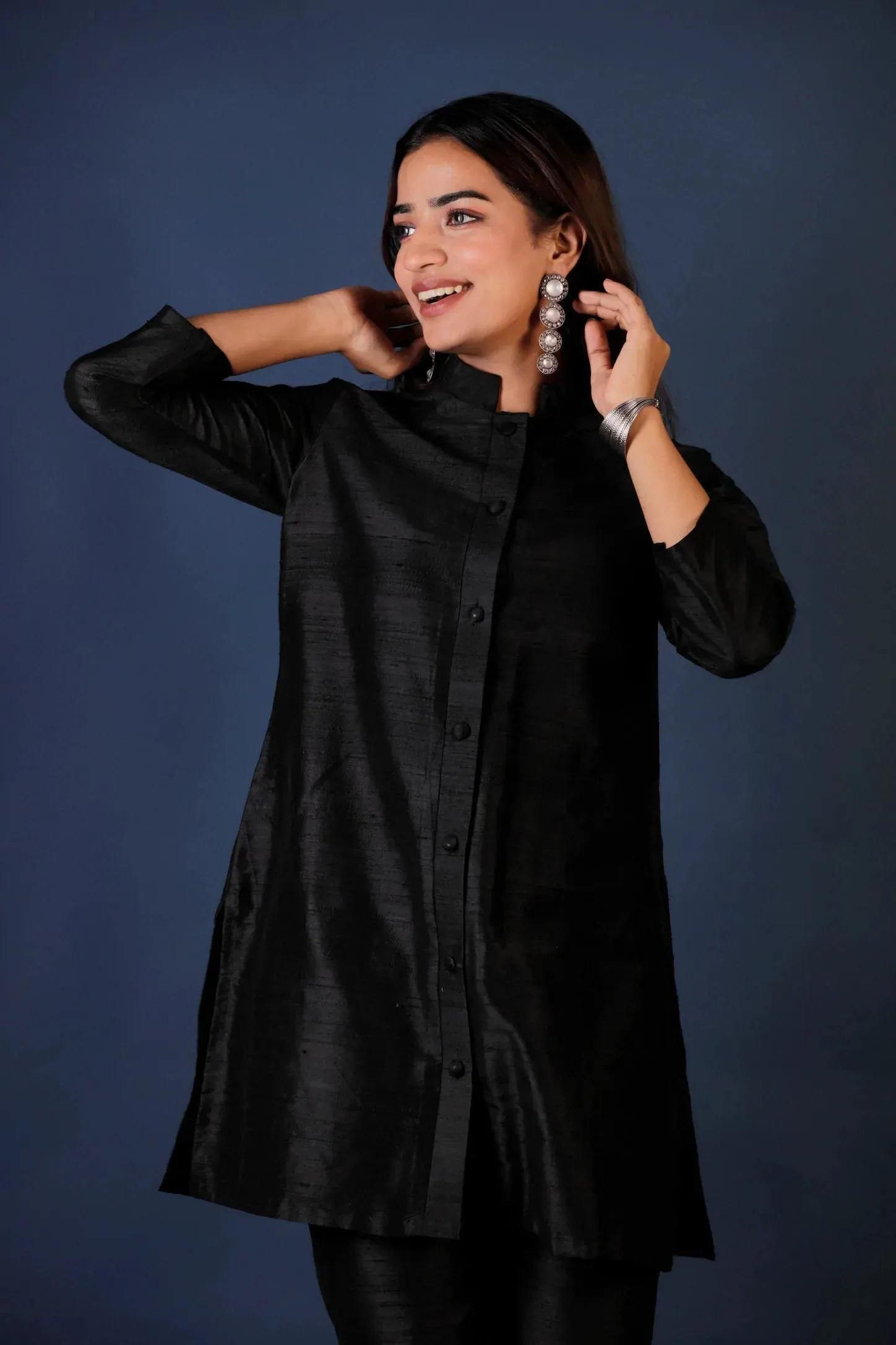 Pure Silk Dupion Pants