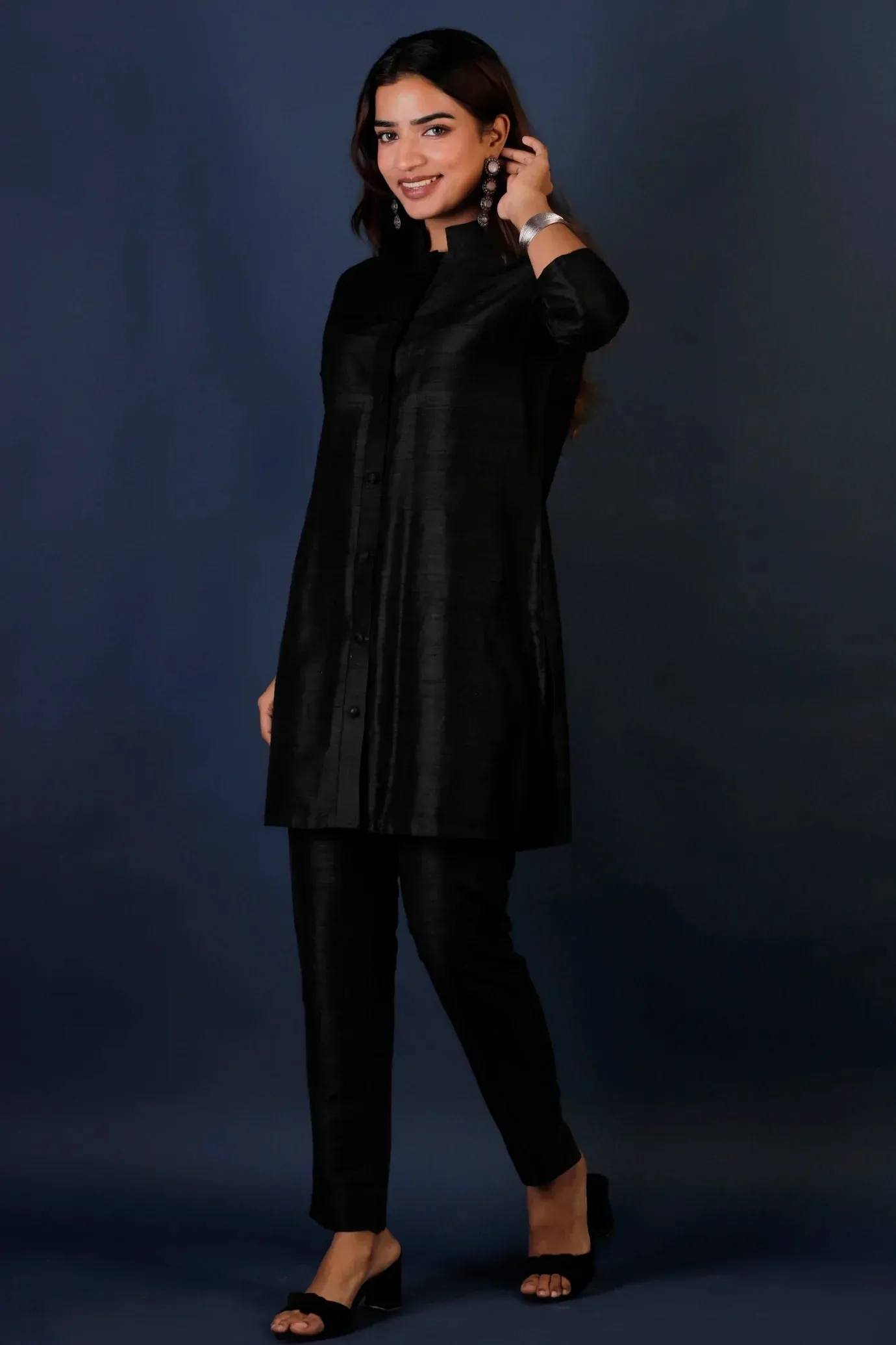 Pure Silk Dupion Pants