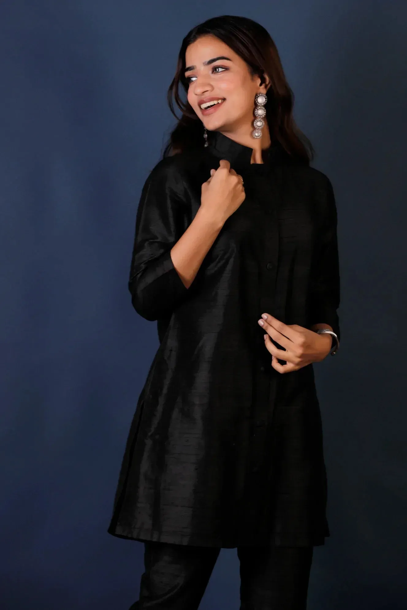 Pure Silk Dupion Pants