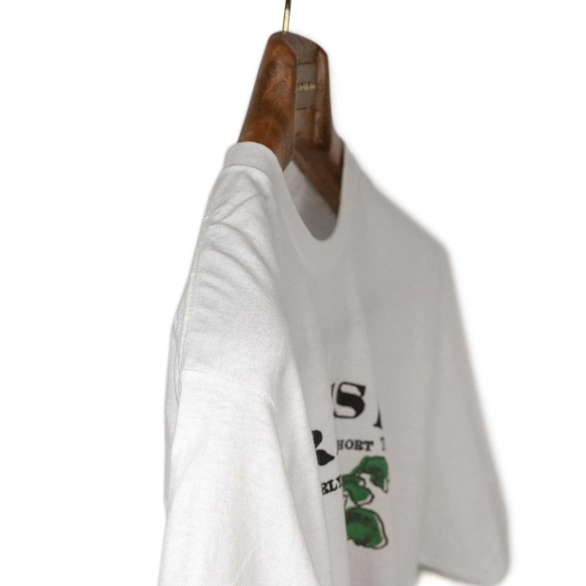Radish print t-shirt in white cotton