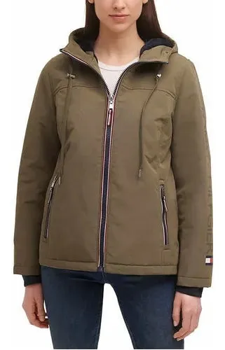 Tommy Hilfiger Women's Knit Storm Cuffs Softshell Jackets