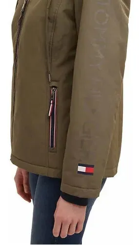 Tommy Hilfiger Women's Knit Storm Cuffs Softshell Jackets