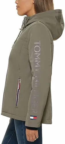 Tommy Hilfiger Women's Knit Storm Cuffs Softshell Jackets