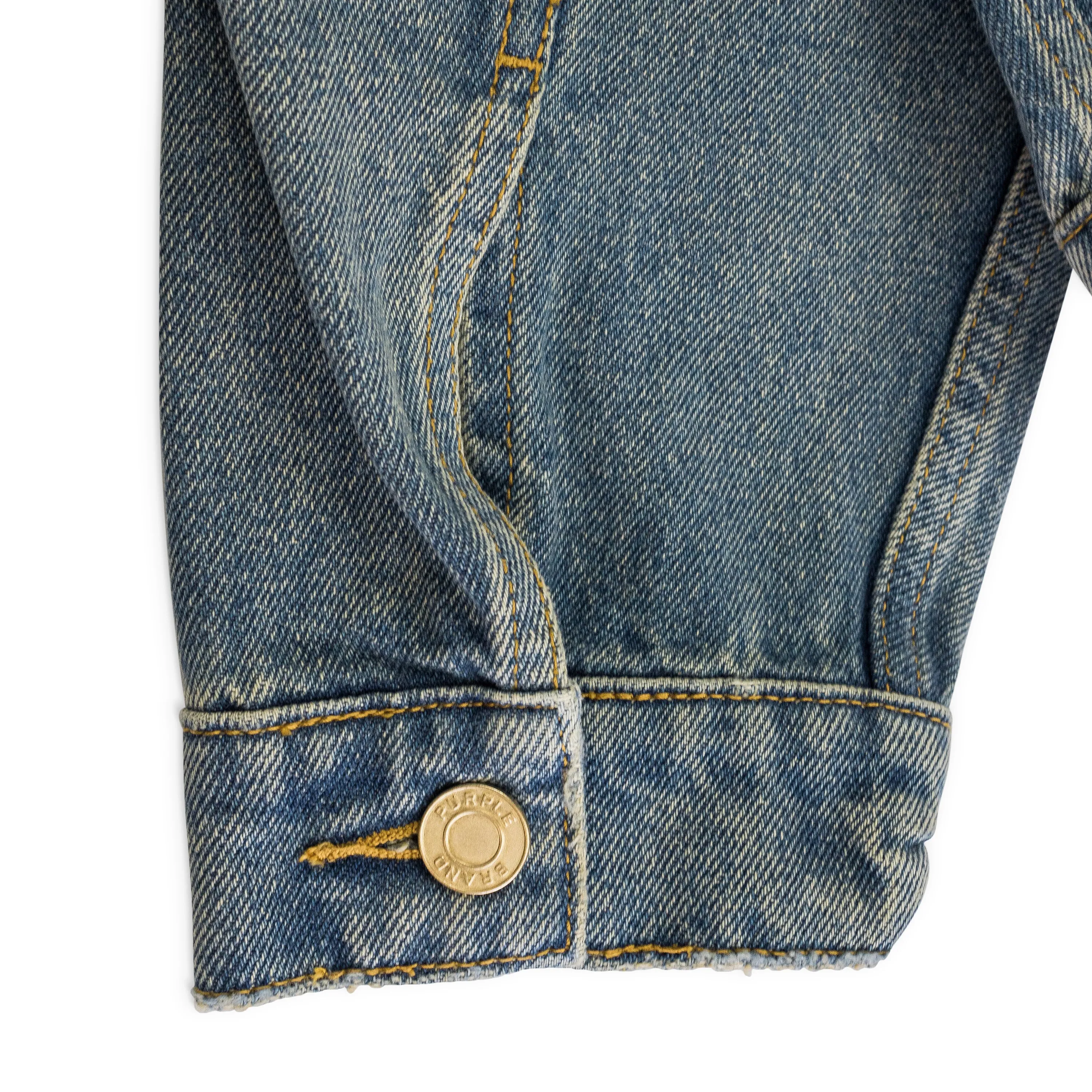 VINTAGE DIRTY OVERSIZED Indigo DENIM JACKETS