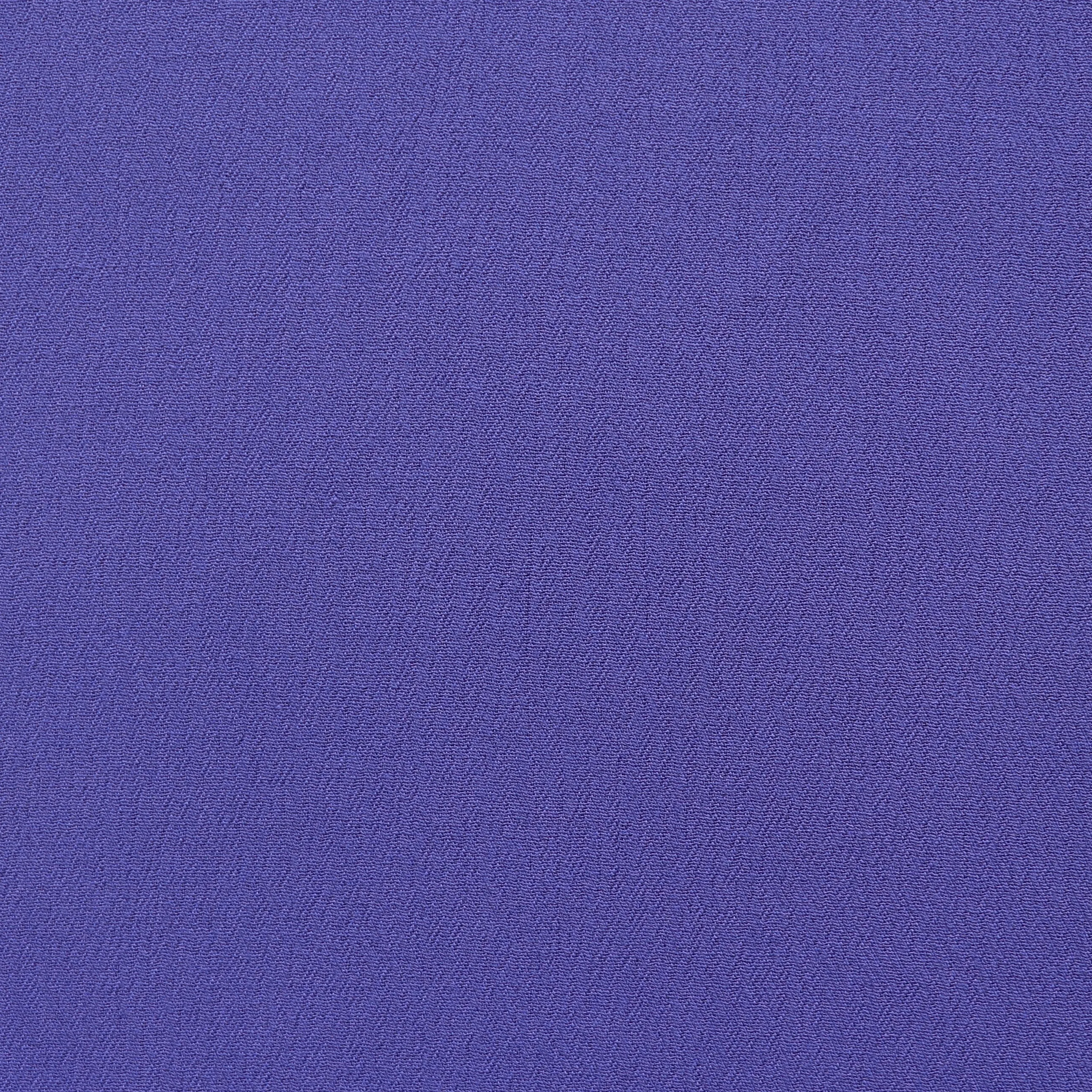 Viscose Crepe - Blue Iris - END OF BOLT 77cm