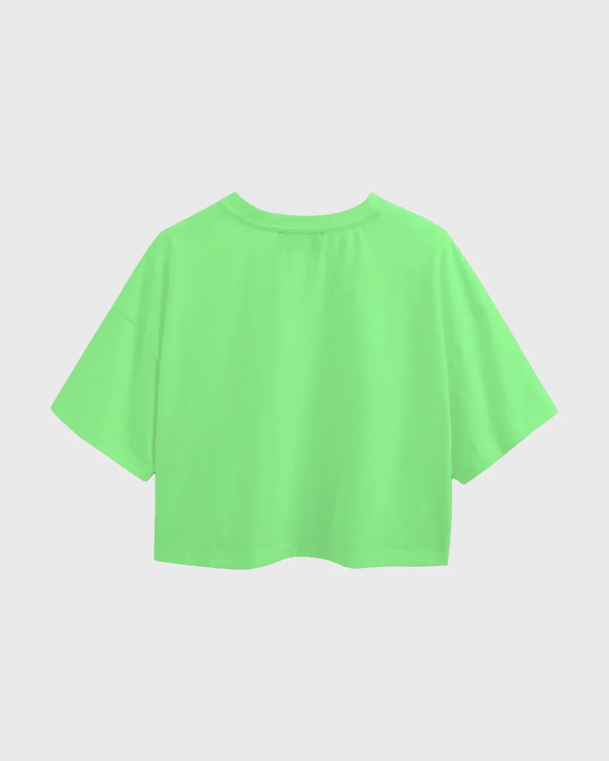 Womens Oversized Cropped TShirt Gaming Gta 4